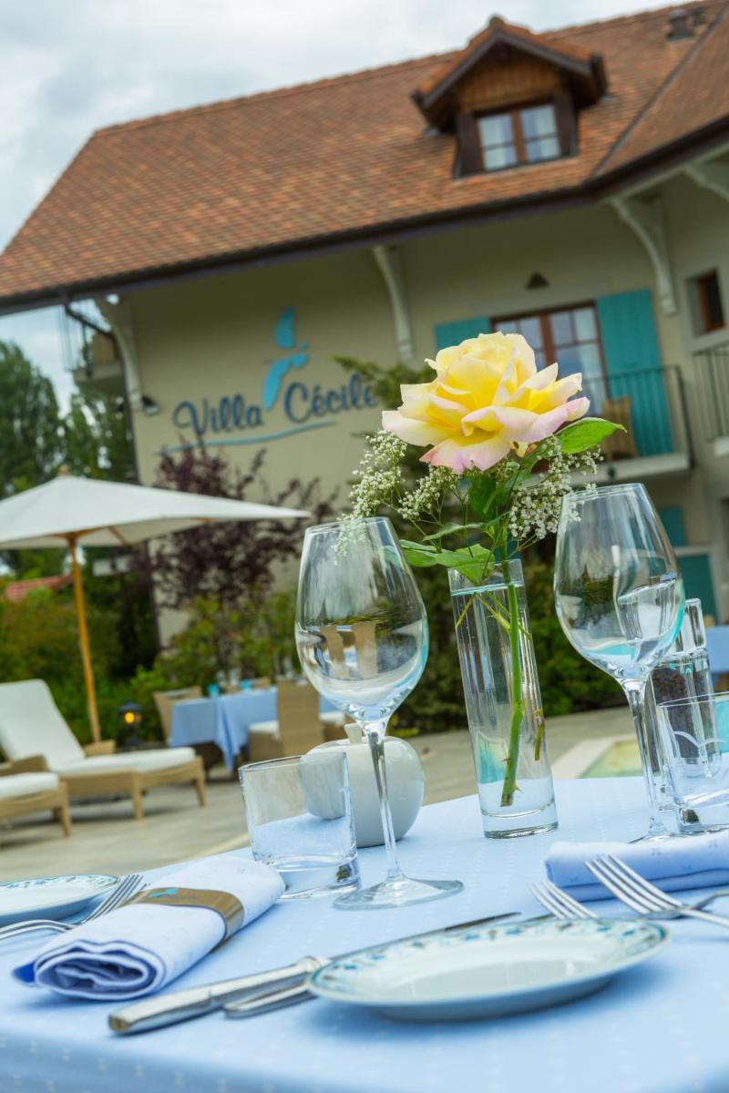 Boissons dans l'établissement Villa Cécile