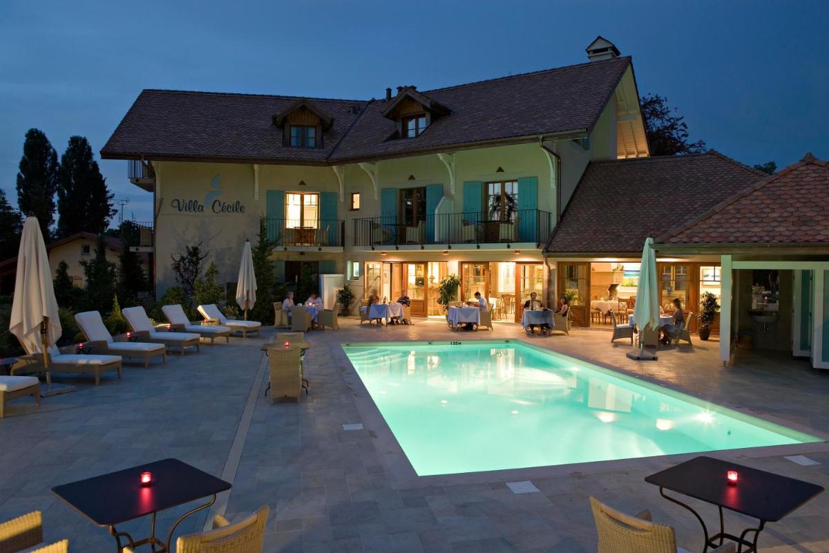 Piscine de l'établissement Villa Cécile ou située à proximité