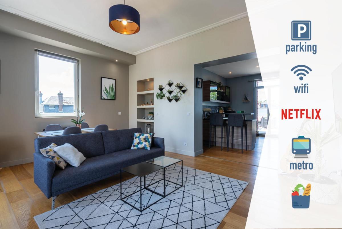 Rooftop Jouvenet - Terrasse - Parking privé - Housity
