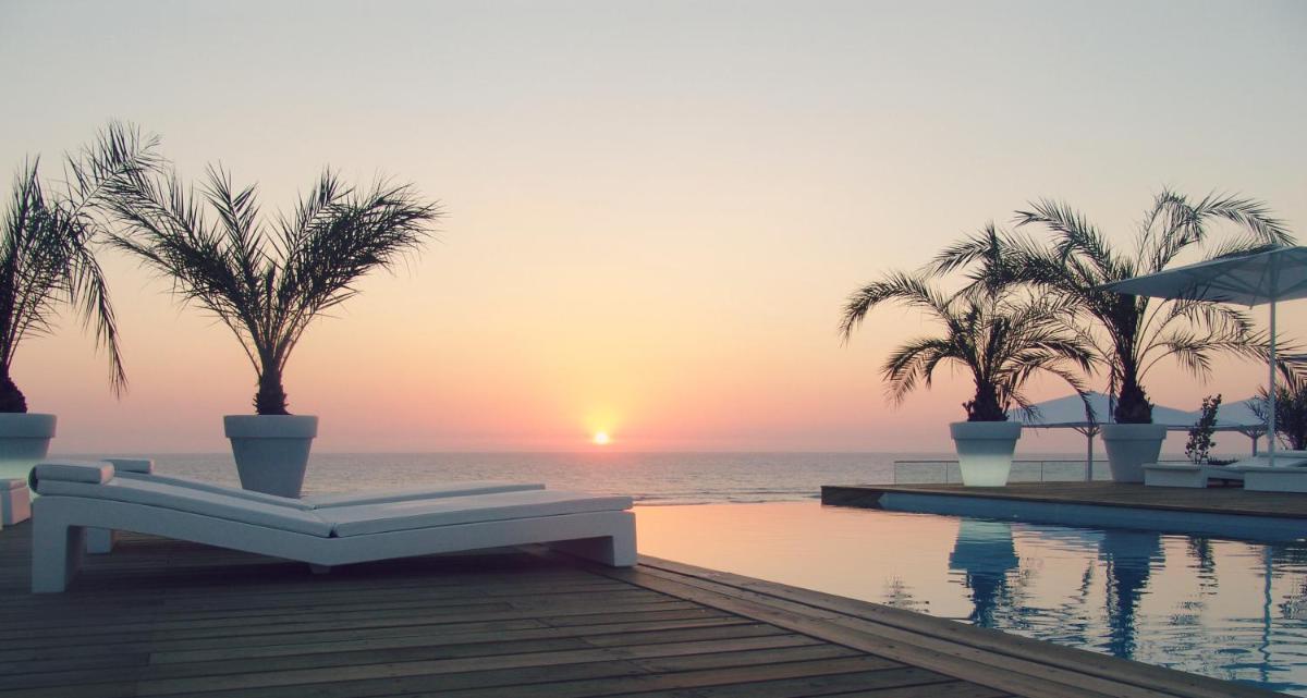 Lever ou coucher de soleil vu de l'hôtel ou à proximité