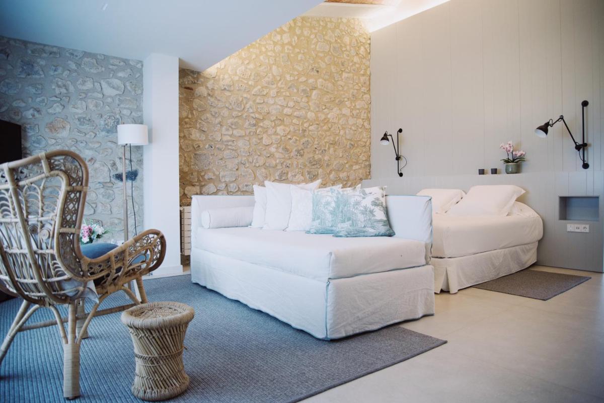 Zona de estar de Mas Falgarona Hotel Boutique & SPA