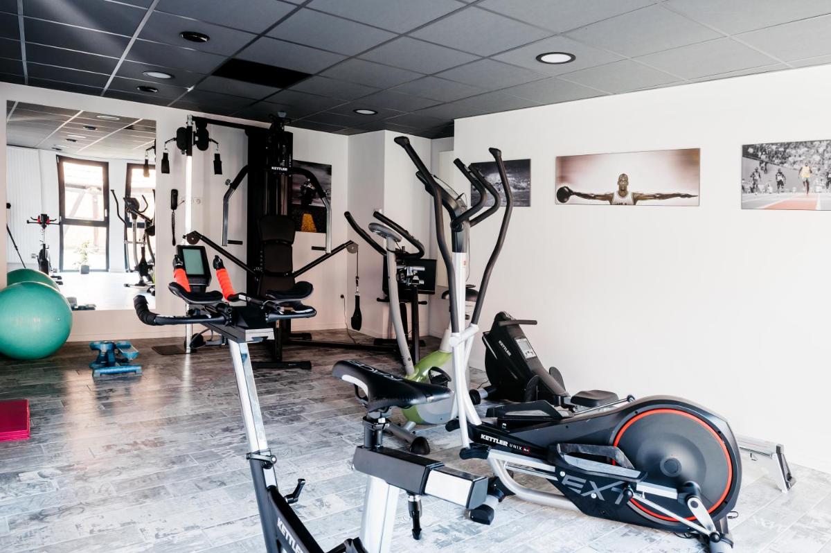 Salle ou équipements de sports de l'établissement Logis Hôtel Restaurant Au Lion Rouge