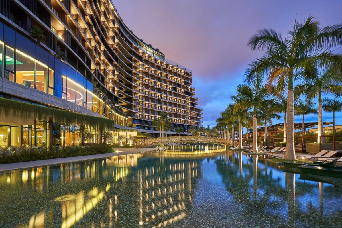 O edifício onde o hotel está situado