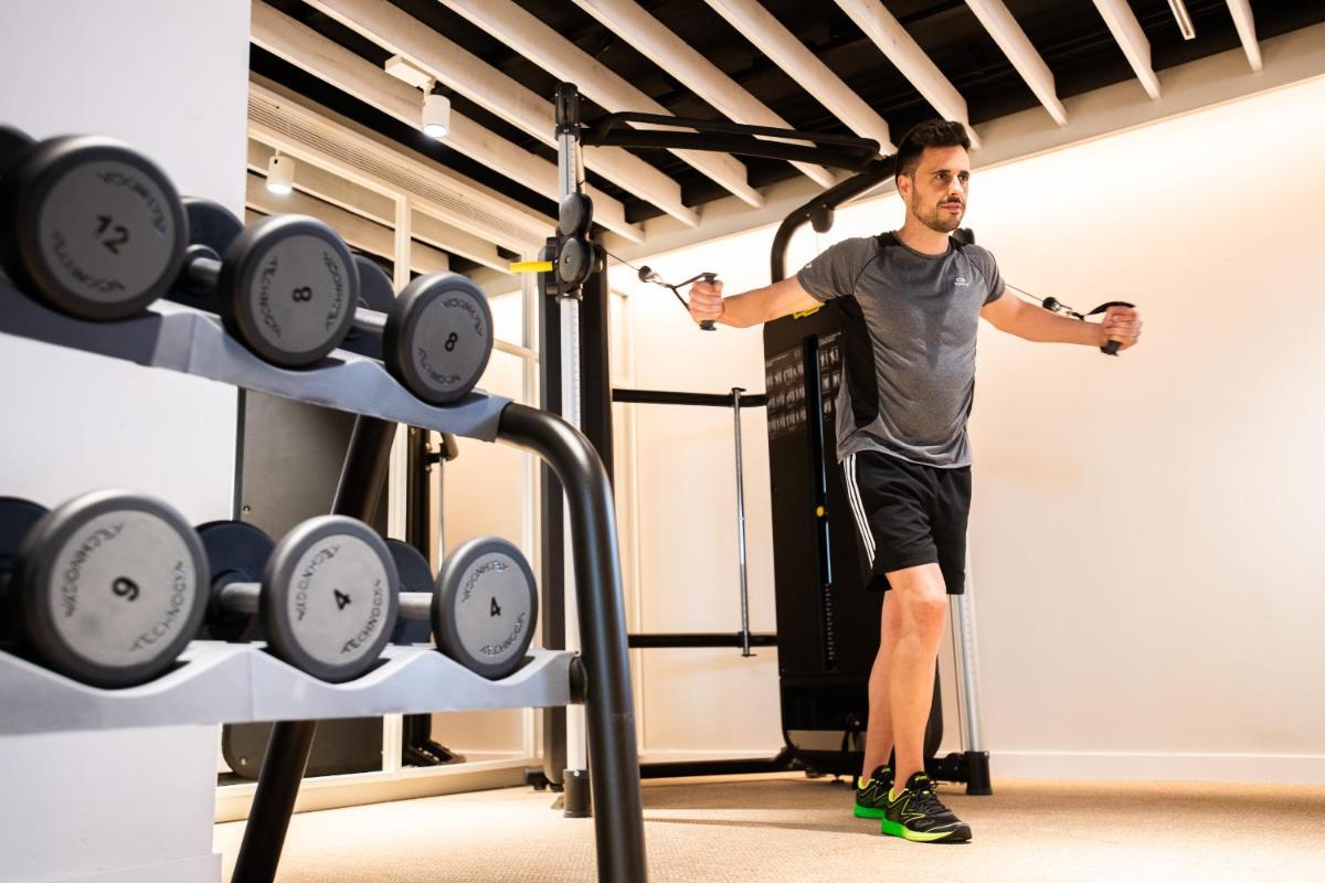 Gimnasio o instalaciones de fitness de Inturotel Cala Esmeralda Beach Hotel & Spa - Adults Only