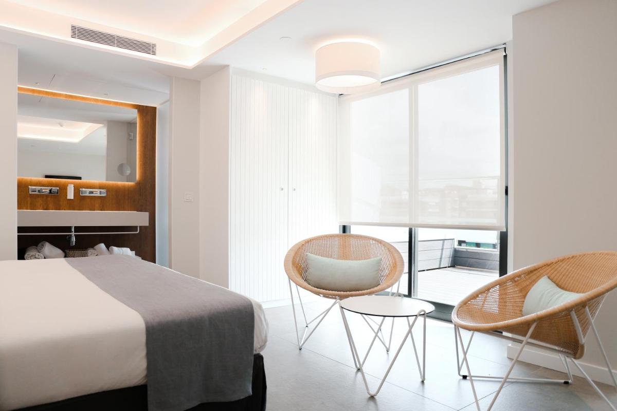 Cama o camas de una habitación en KAKTUS Hotel Kaktus Playa - Adults Recommended