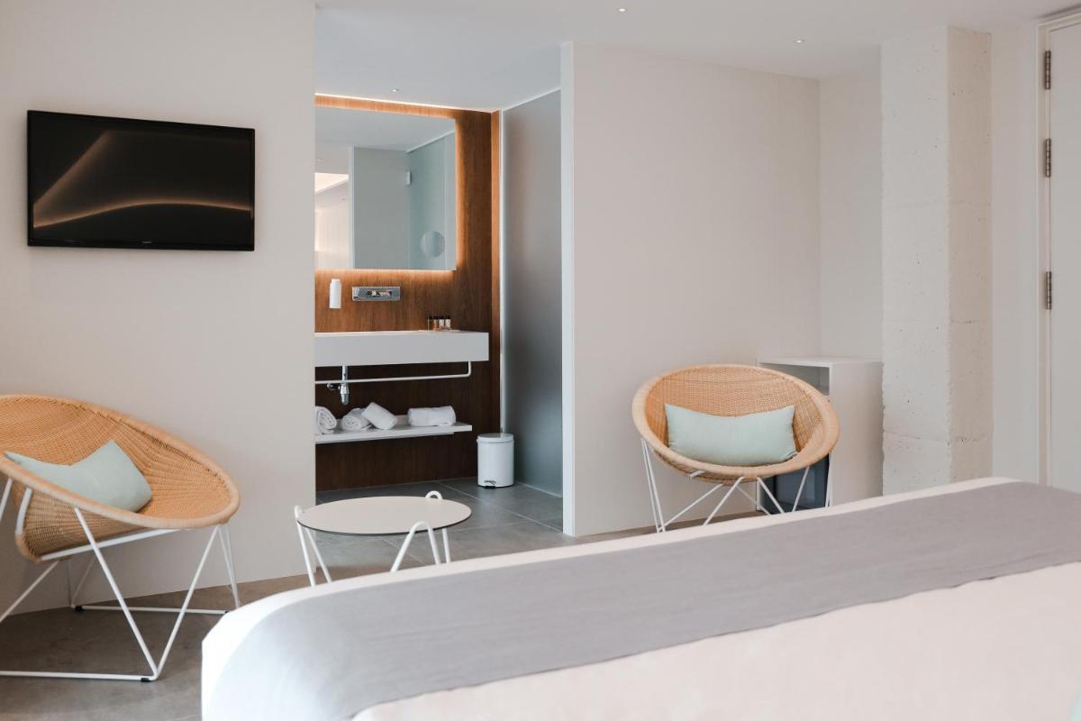 Cama o camas de una habitación en KAKTUS Hotel Kaktus Playa - Adults Recommended