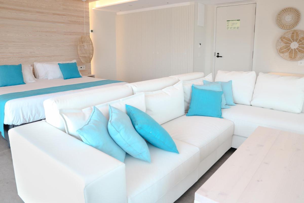 Cama o camas de una habitación en KAKTUS Hotel Kaktus Playa - Adults Recommended