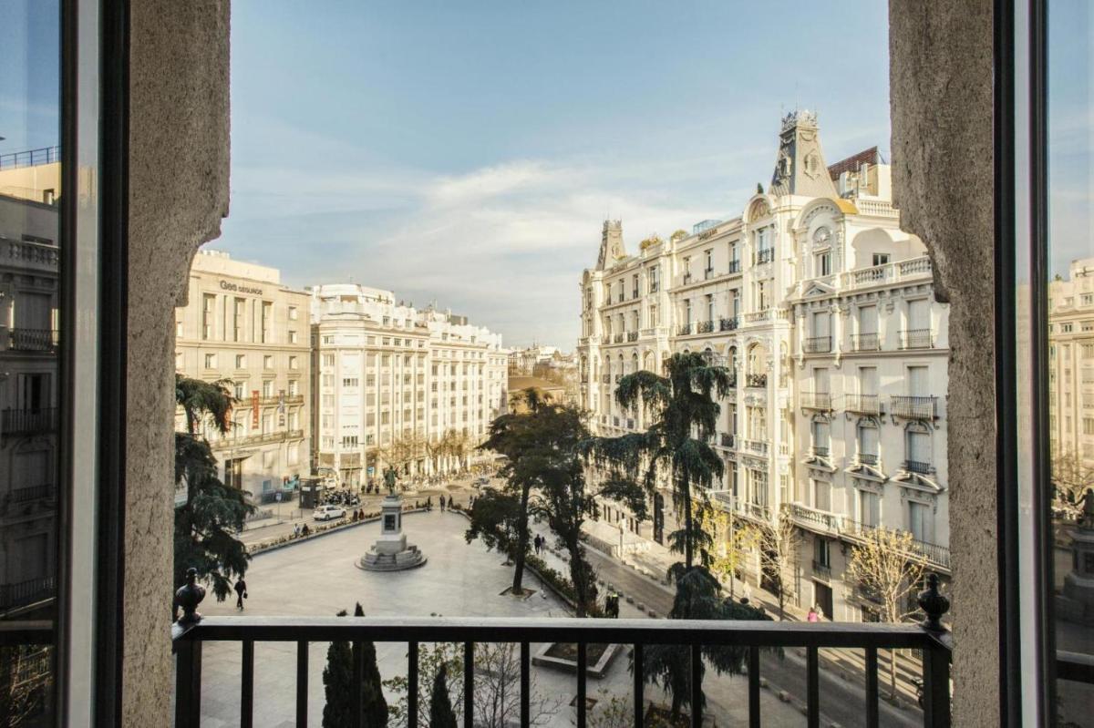 Vista general de Madrid o vista desde el hotel