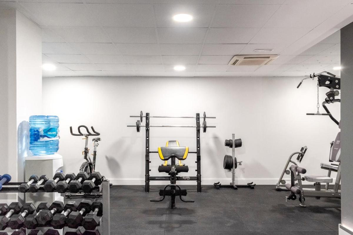 Gimnasio o instalaciones de fitness de Hotel Silken Villa de Laguardia