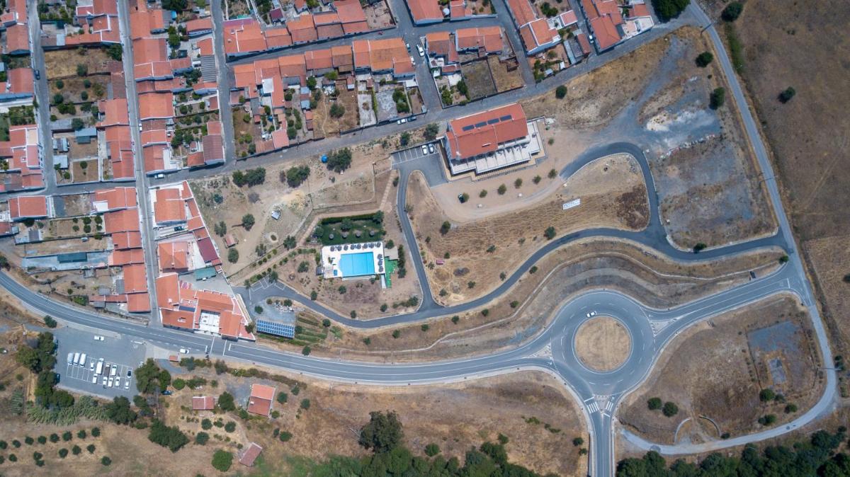 Uma vista aérea de Hotel O Gato & Spa