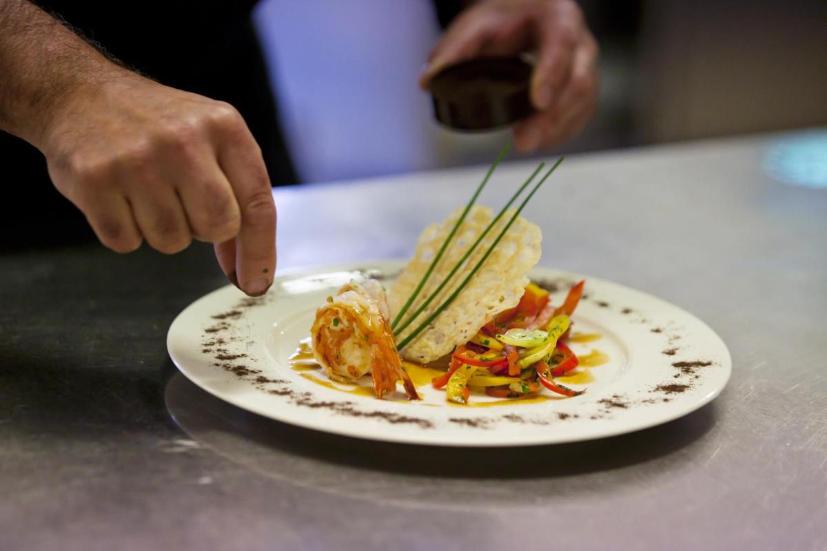 Nourriture dans l'hôtel ou à proximité