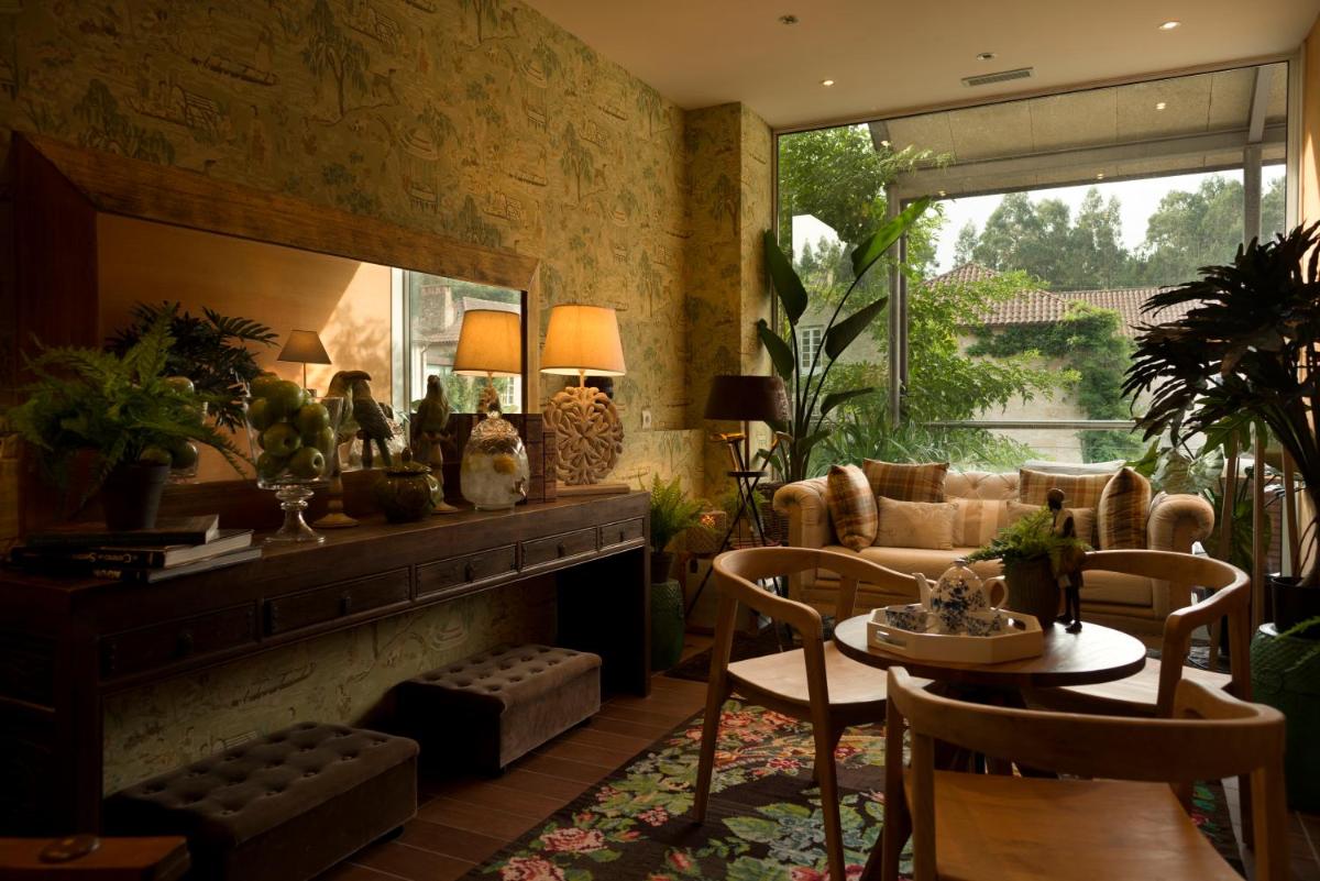 Zona de estar de A Quinta Da Auga Hotel Spa Relais & Chateaux