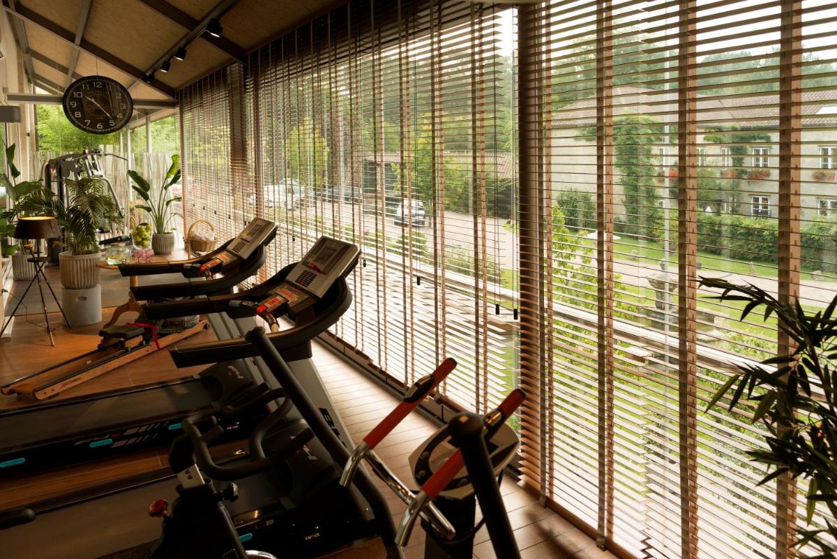 Gimnasio o instalaciones de fitness de A Quinta Da Auga Hotel Spa Relais & Chateaux