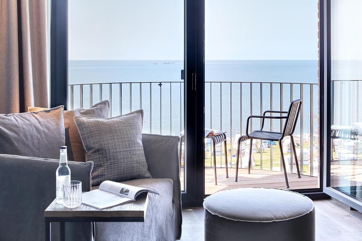 Ein Sitzbereich in der Unterkunft Lighthouse Hotel & Spa