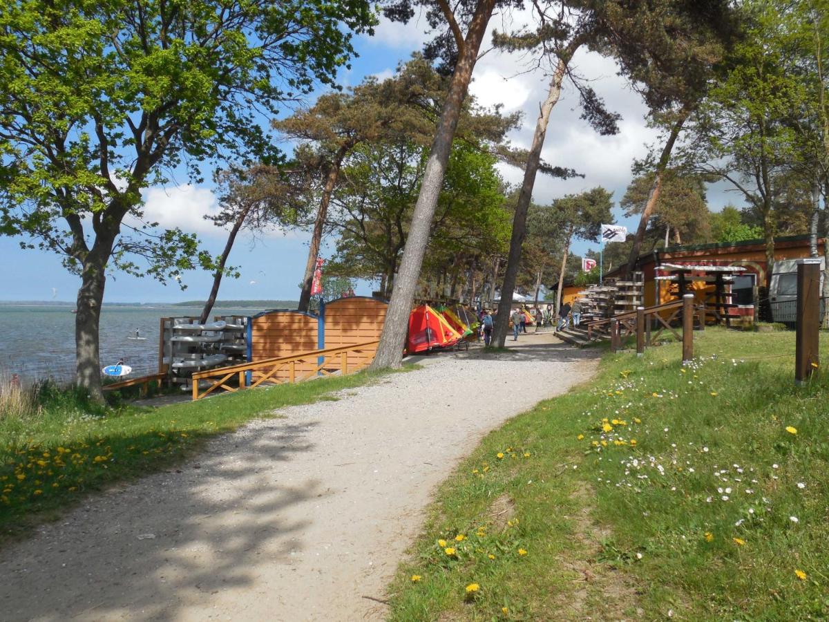 Rotes Strandhaus mit Boot am Salzhaff, 50m zum Strand - Housity