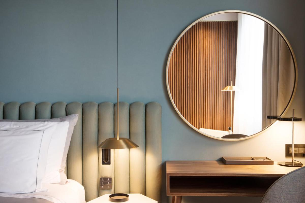 Cama o camas de una habitación en Grand Hyatt Barcelona