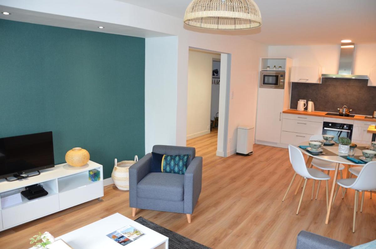 Suitetrails - Grand T2 Port de Vannes, vue sur jardin