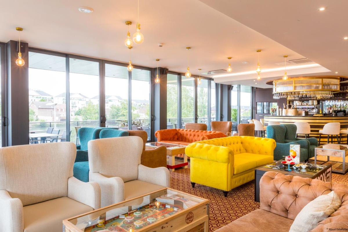 Coin salon dans l'établissement Aiden by Best Western T'aim Hotel & SPA