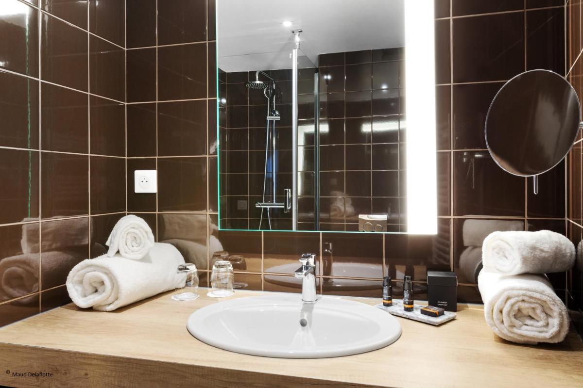 Salle de bains dans l'établissement Aiden by Best Western T'aim Hotel & SPA