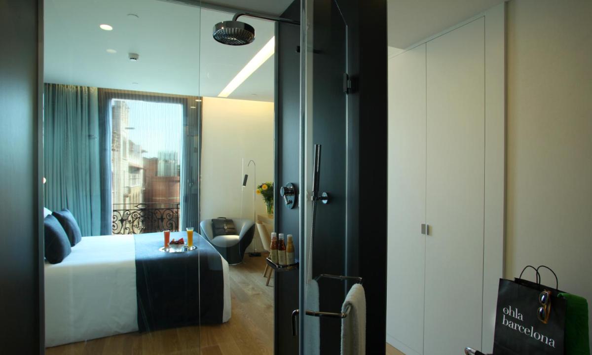 Cama o camas de una habitación en Ohla Barcelona