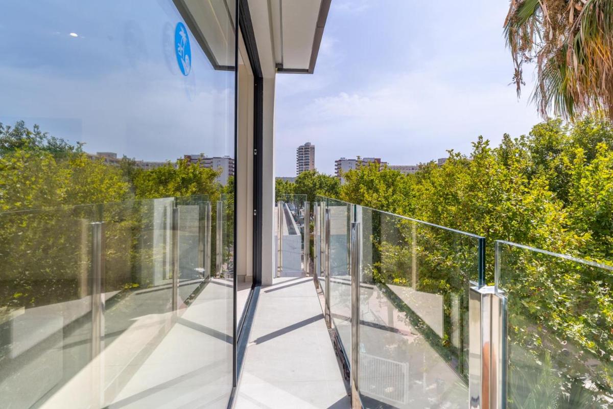 Un balcón o terraza de Hotel Samos