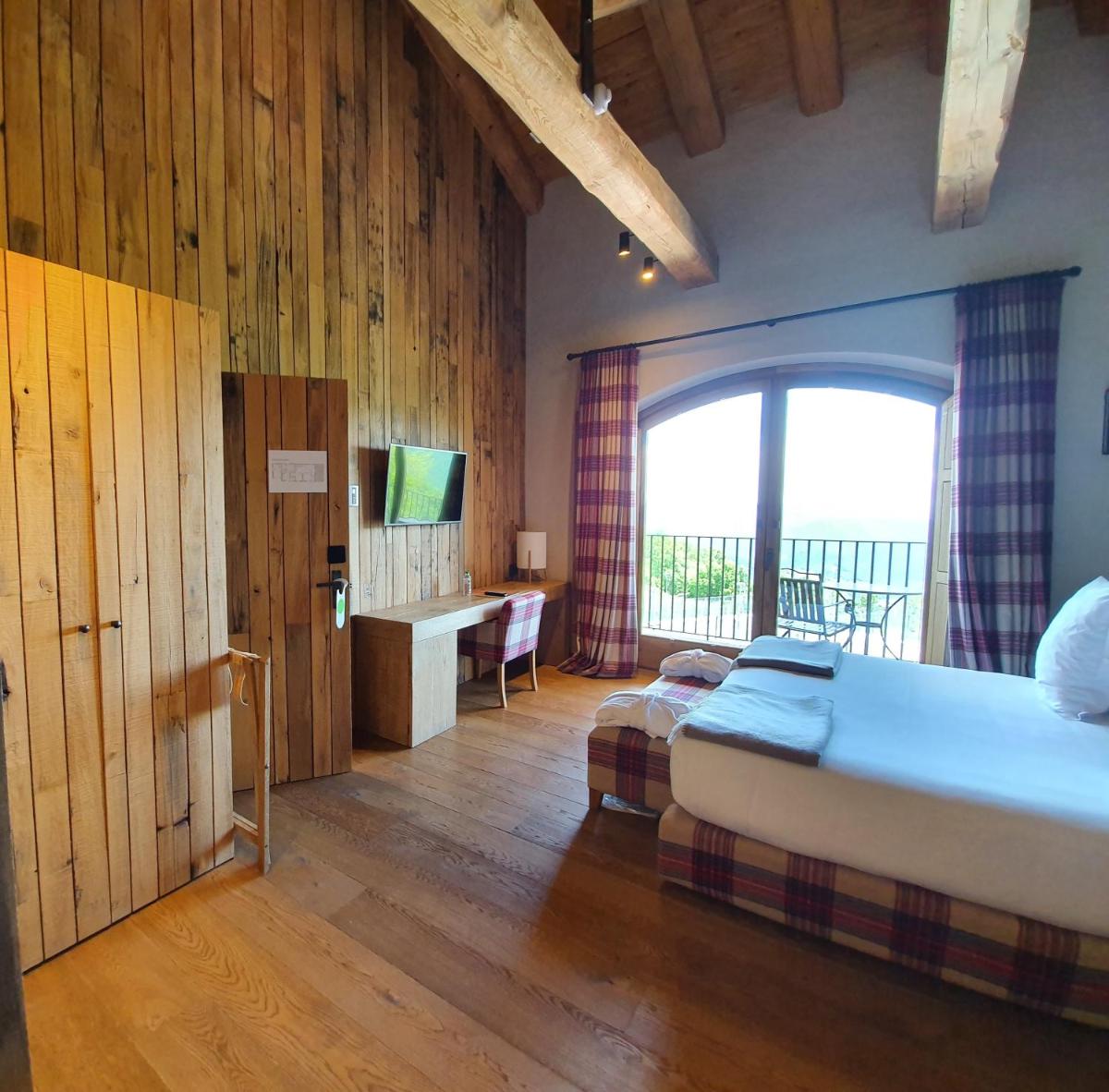 Cama o camas de una habitación en Hotel Boutique Puig Francó - Adults Only