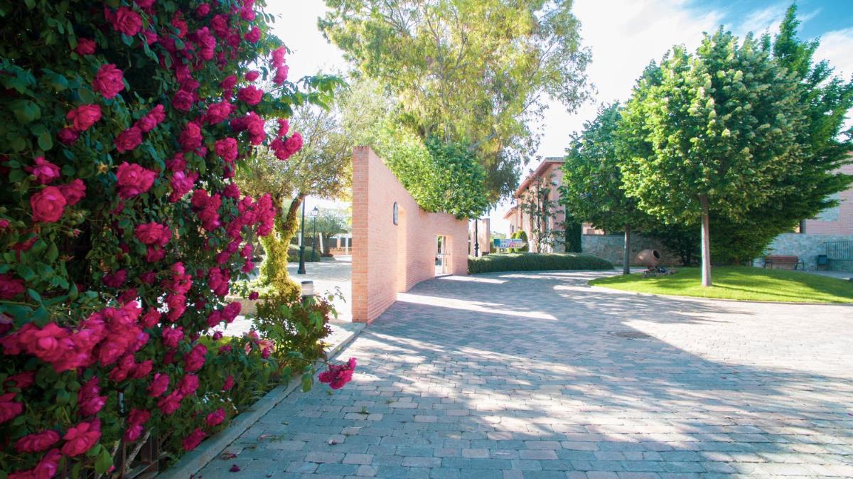 Jardín al aire libre en Hotel Comendador