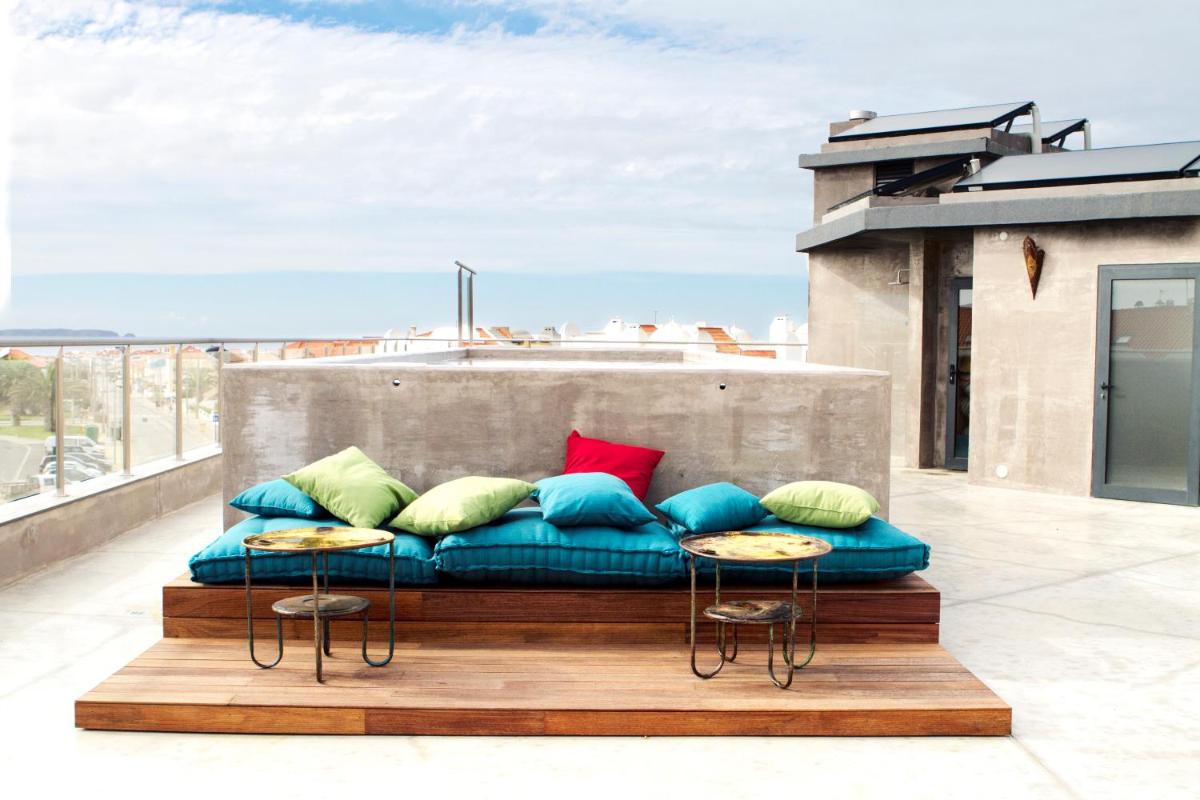Uma varanda ou terraço em Surfers Lodge Peniche