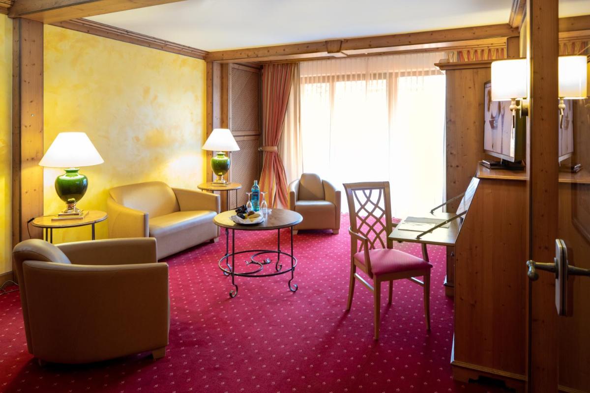 Ein Sitzbereich in der Unterkunft Mühl Vital Resort