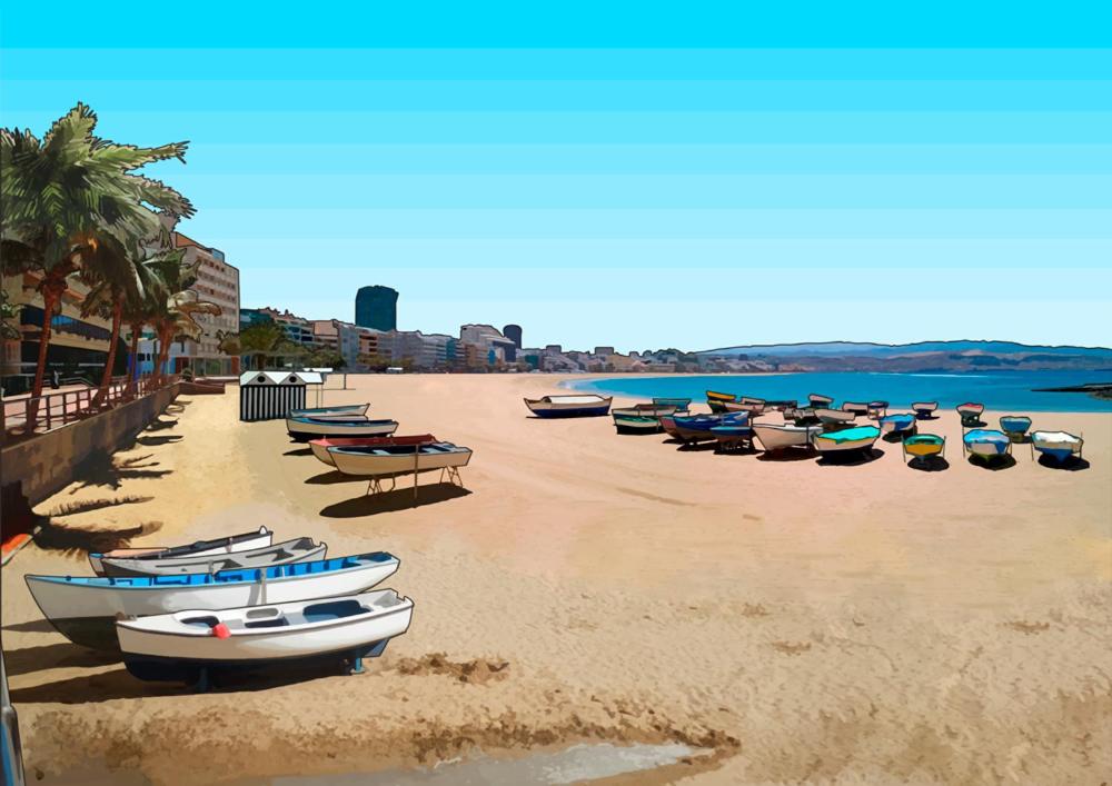 Primera Línea Playa Canteras with Sea View - Hizvo