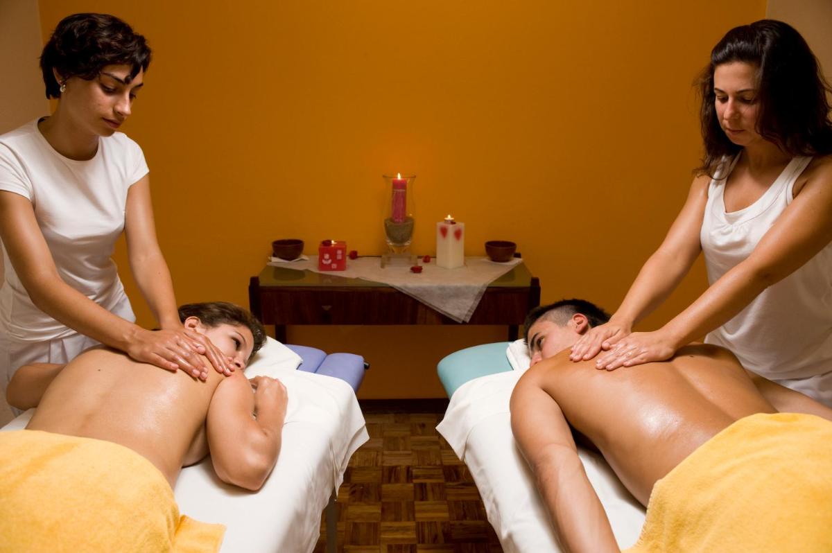 O spa e/ou outras comodidades de bem-estar em Hotel Golf Mar