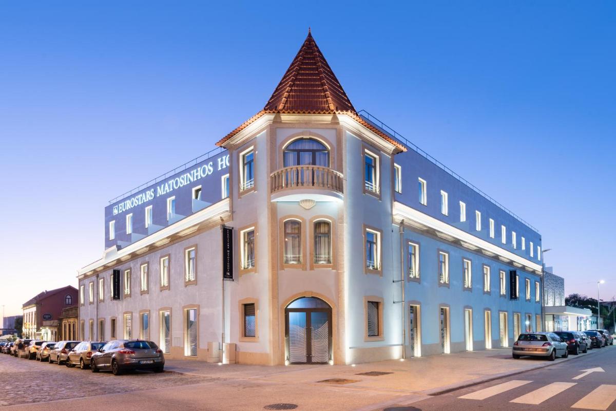 O edifício onde o hotel está situado