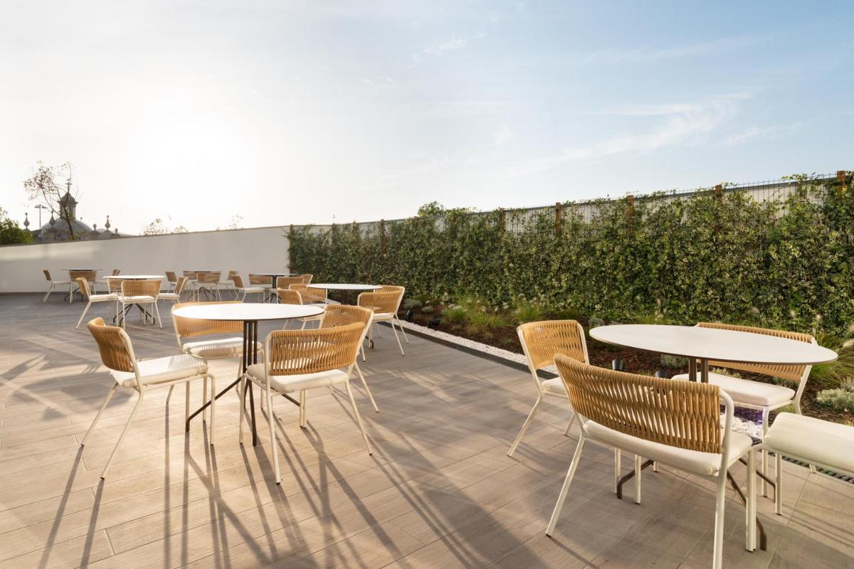 Uma varanda ou terraço em Eurostars Matosinhos