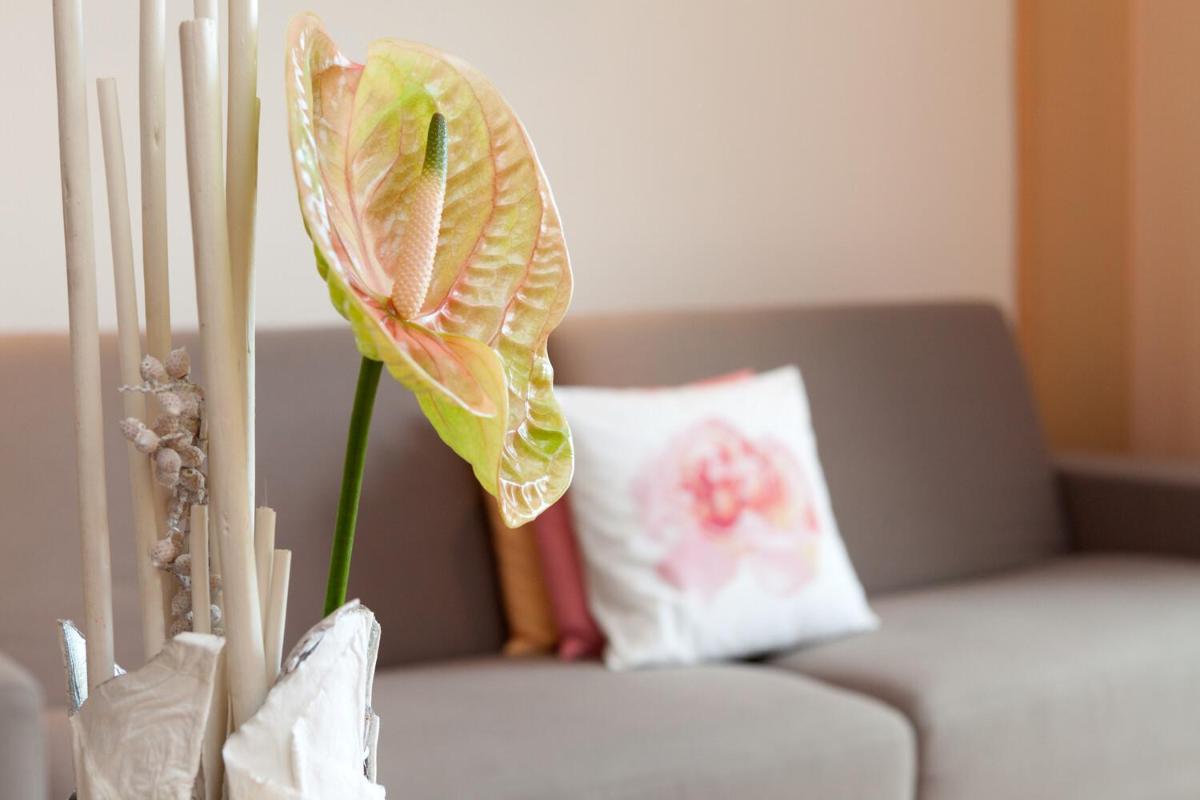 Ein Sitzbereich in der Unterkunft A-ROSA Travemünde