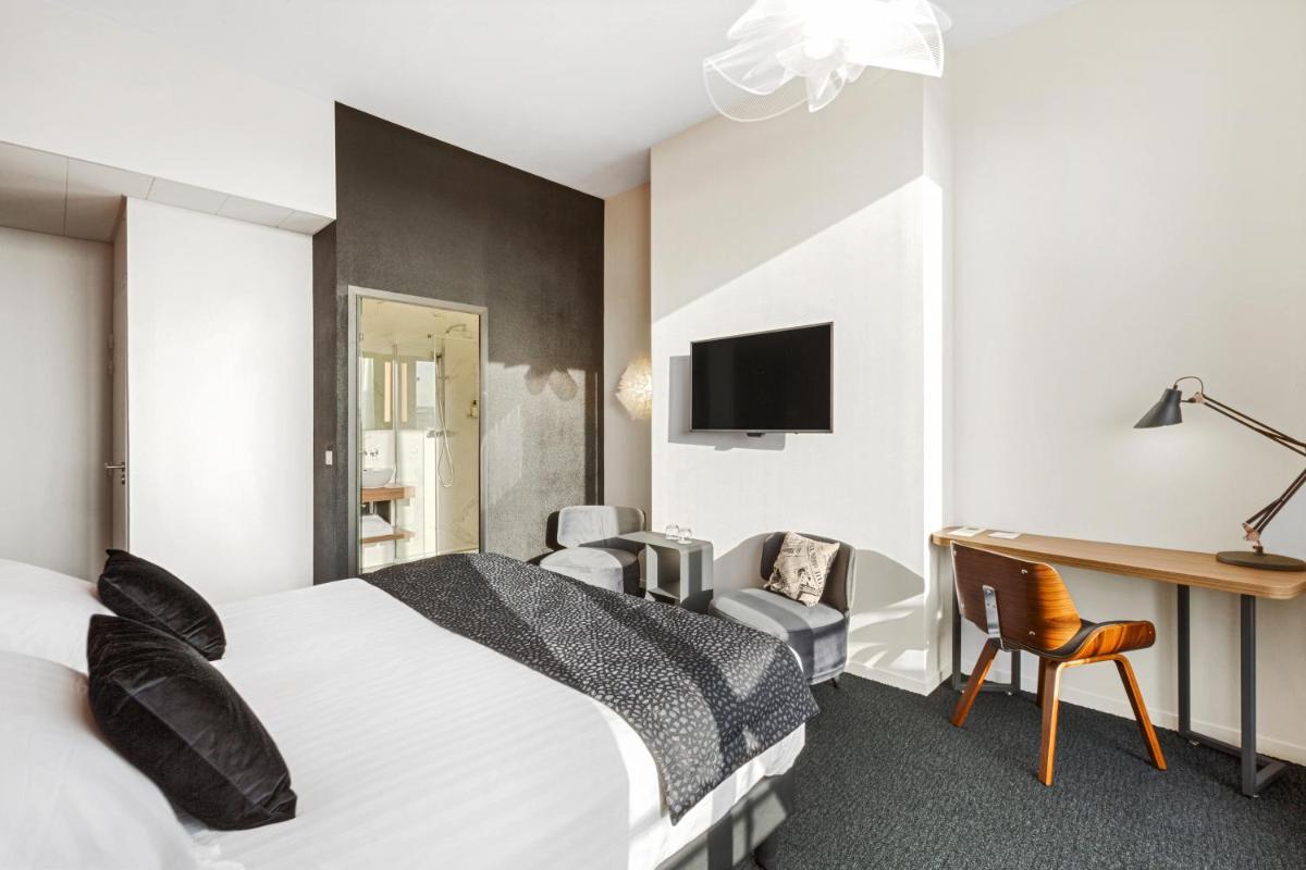 Un ou plusieurs lits dans un hébergement de l'établissement Best Western Plus Europe Hôtel Brest