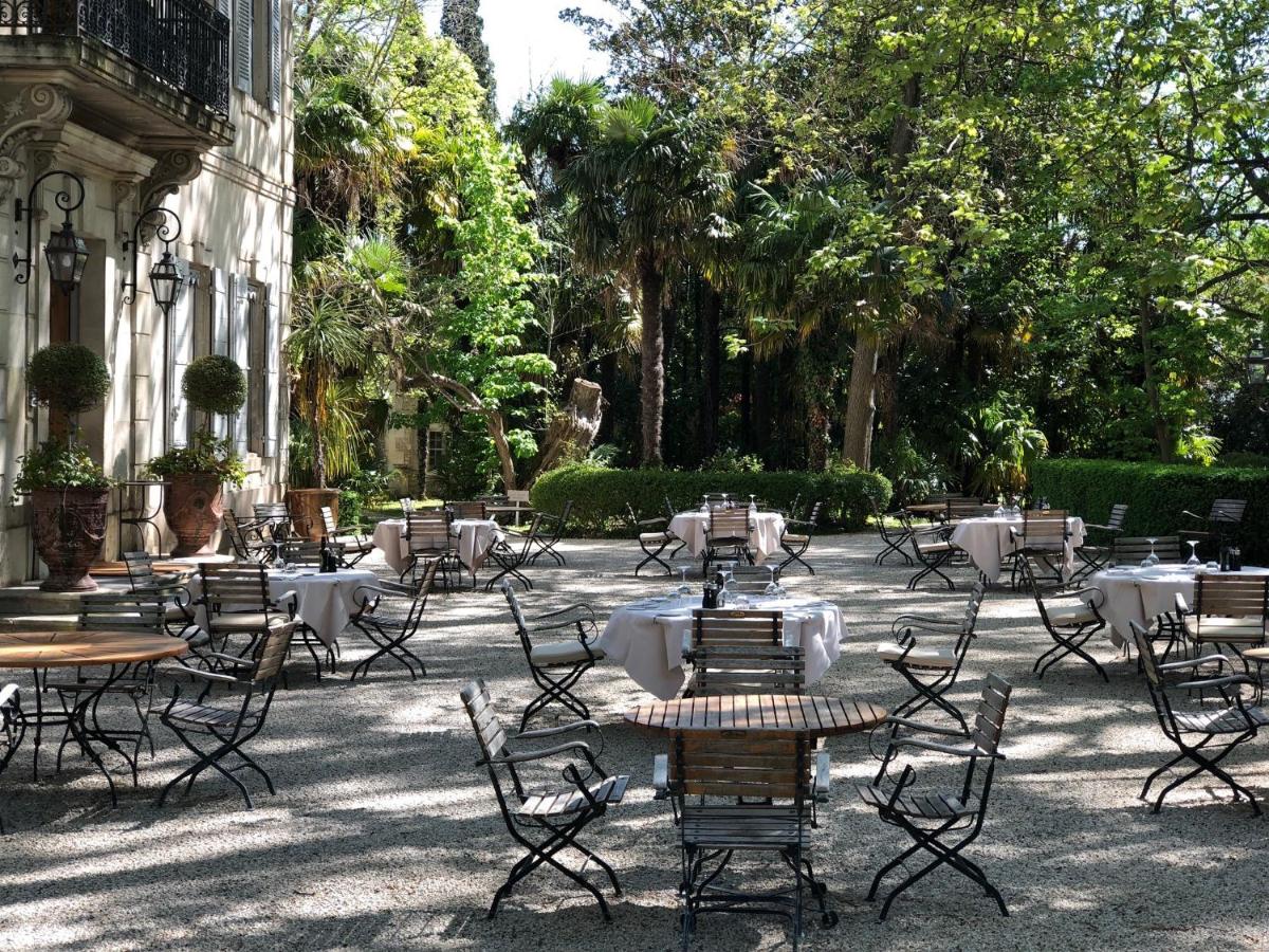 Jardin de l'établissement Hotel Château Des Alpilles