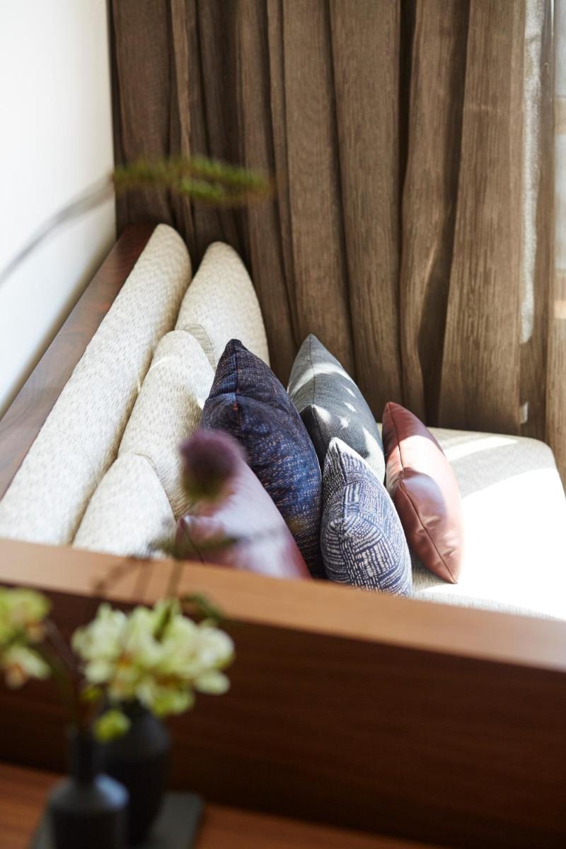 Cama o camas de una habitación en Nobu Hotel Barcelona