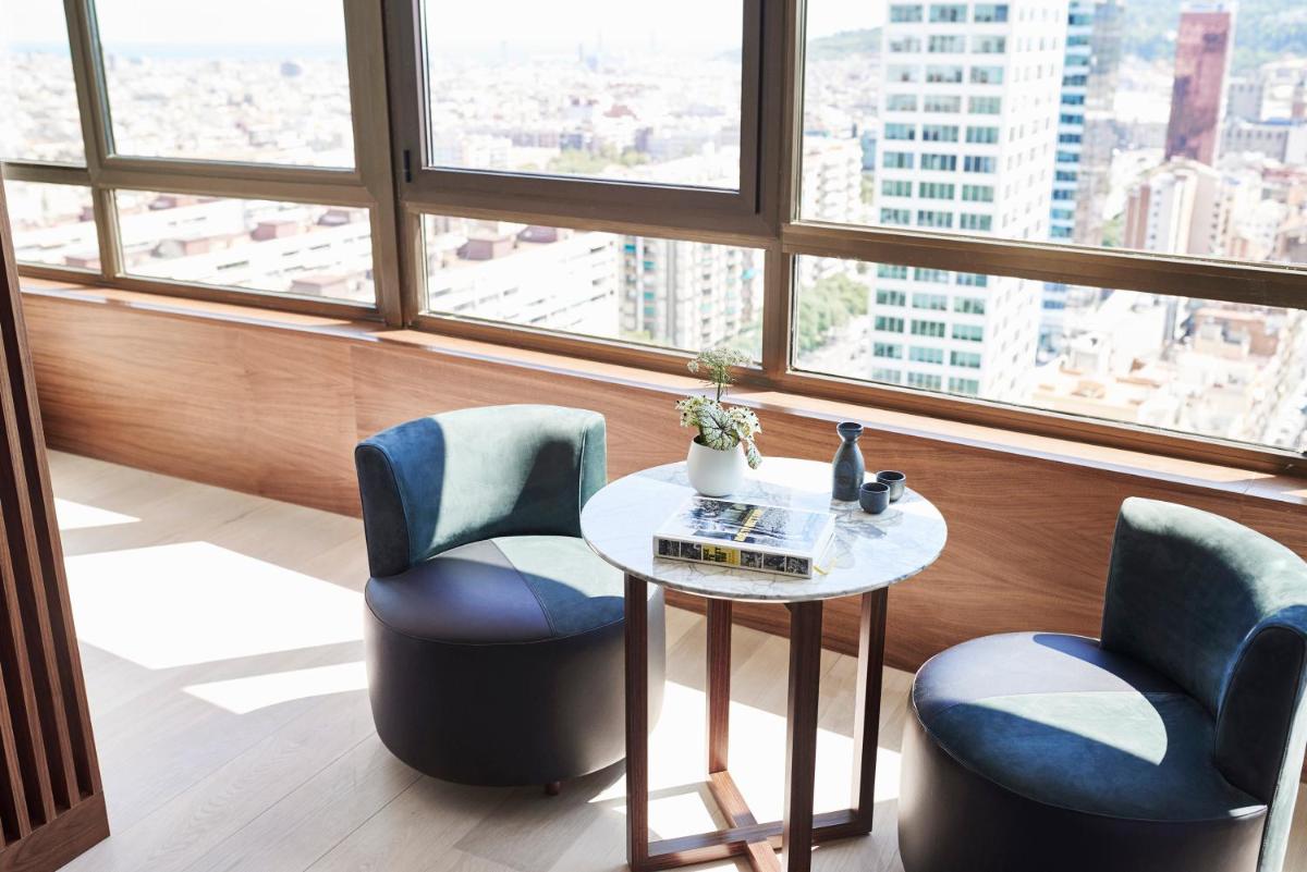 Zona de estar de Nobu Hotel Barcelona