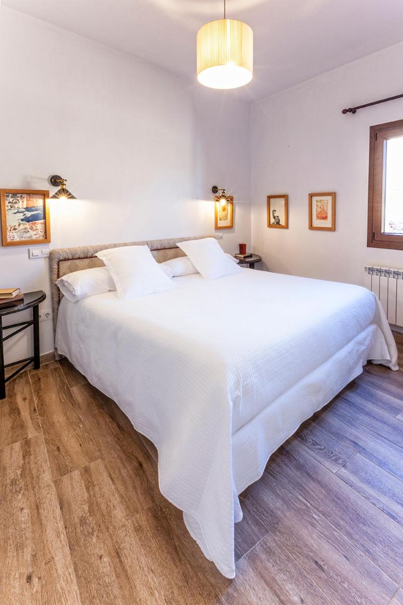 Cama o camas de una habitación en Hotel Spa Salinas de Imón
