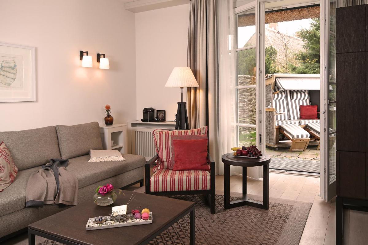 Ein Sitzbereich in der Unterkunft Severin's Resort & Spa