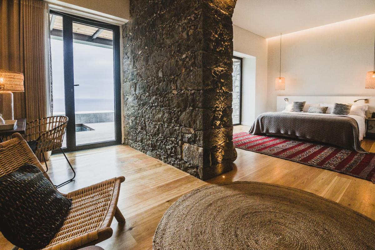 Uma cama ou camas num quarto em SENSI Azores Nature and SPA