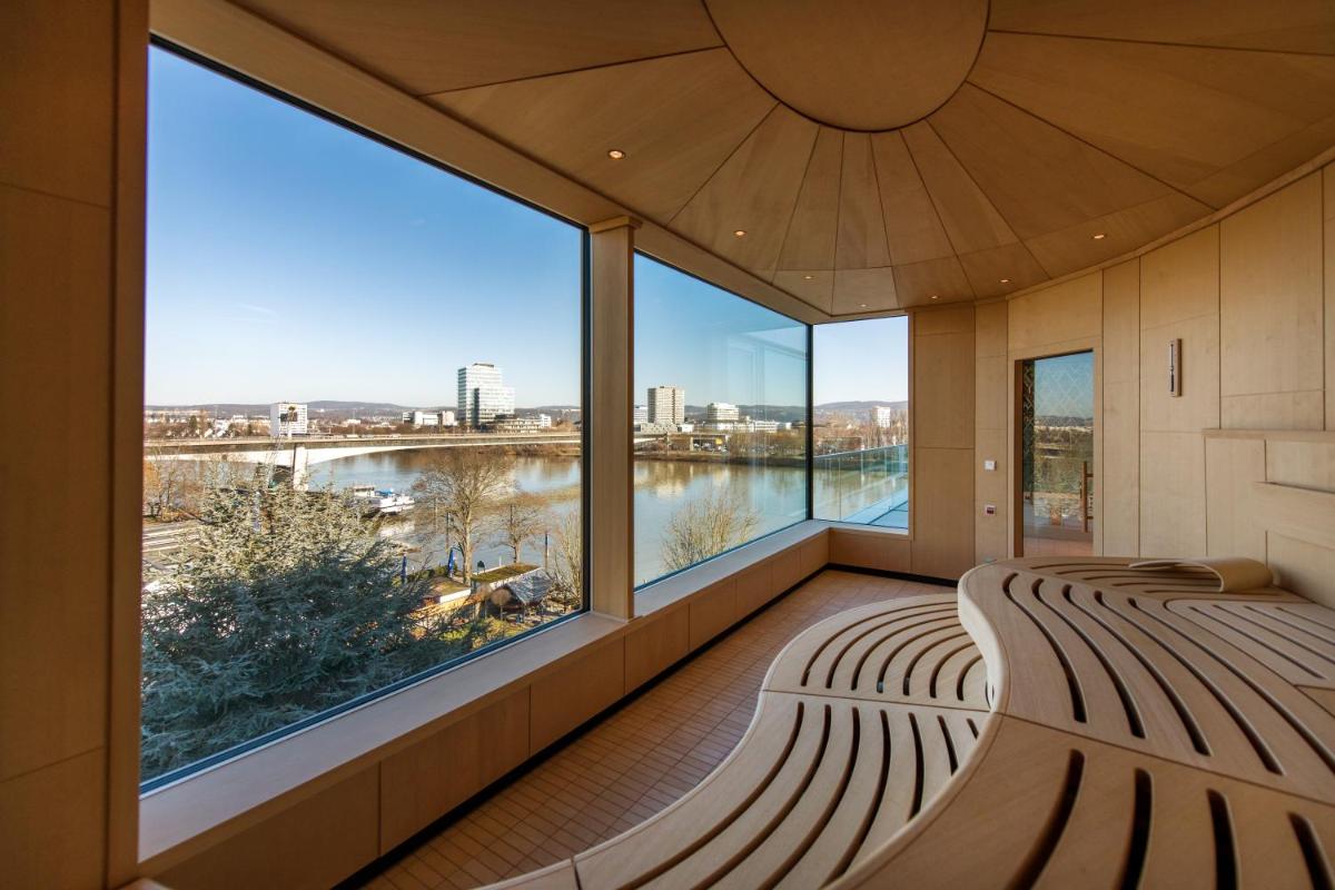 Ein Balkon oder eine Terrasse in der Unterkunft FÄHRHAUS Koblenz