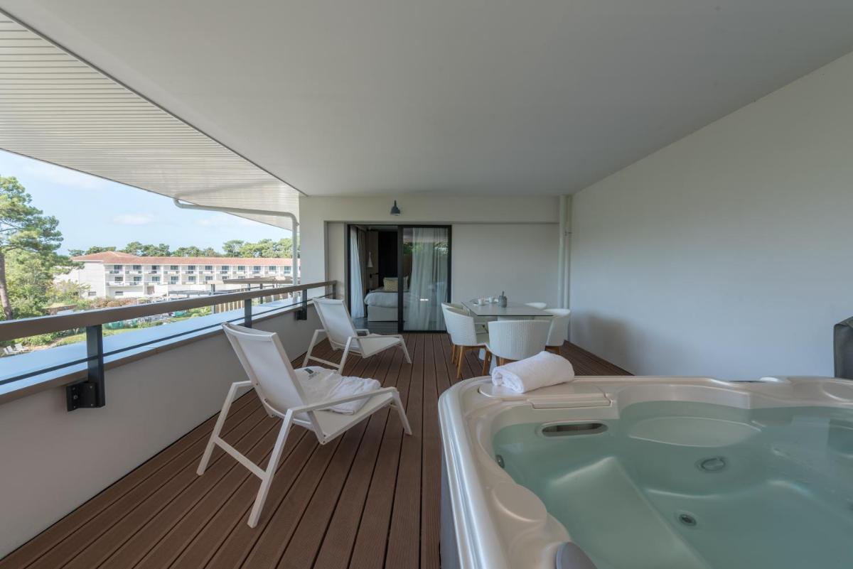 Balcon ou terrasse dans l'établissement Thalazur Arcachon
