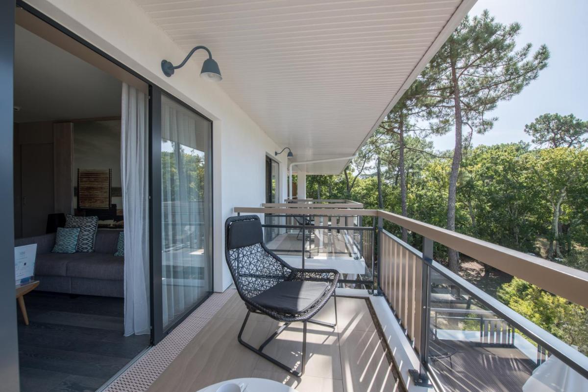 Balcon ou terrasse dans l'établissement Thalazur Arcachon