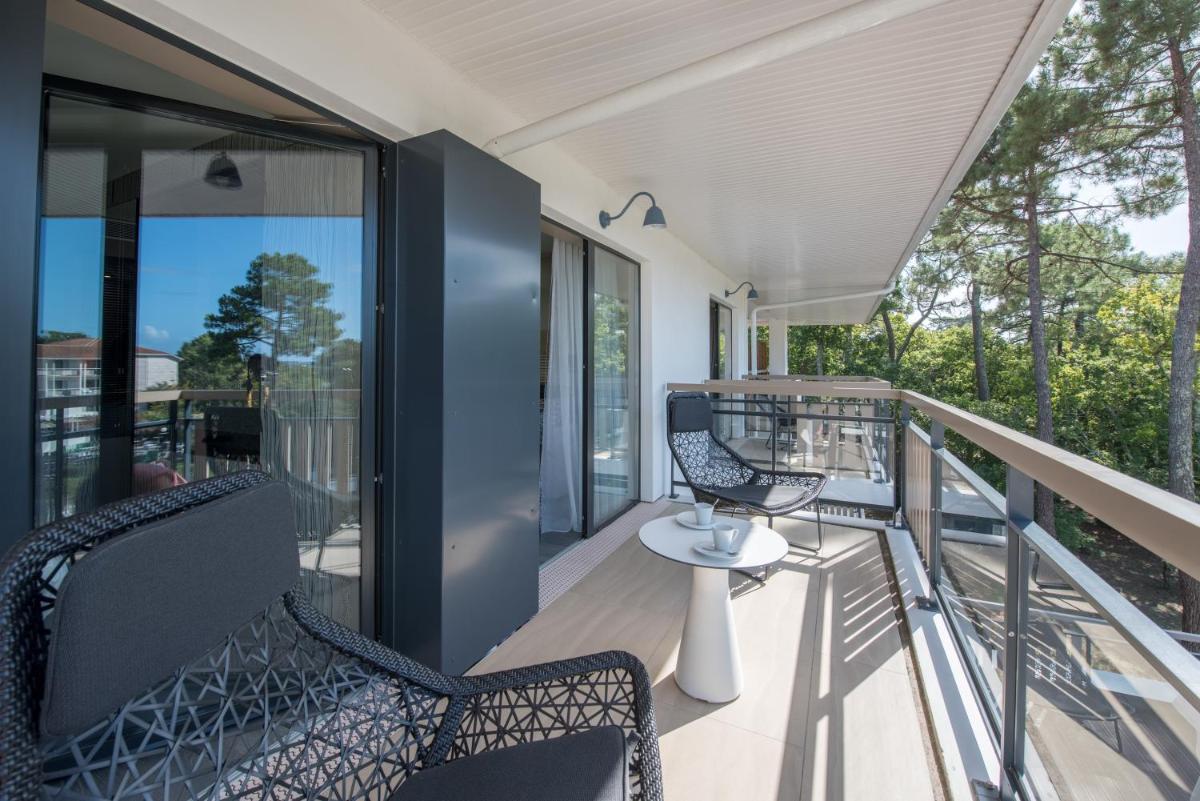 Balcon ou terrasse dans l'établissement Thalazur Arcachon