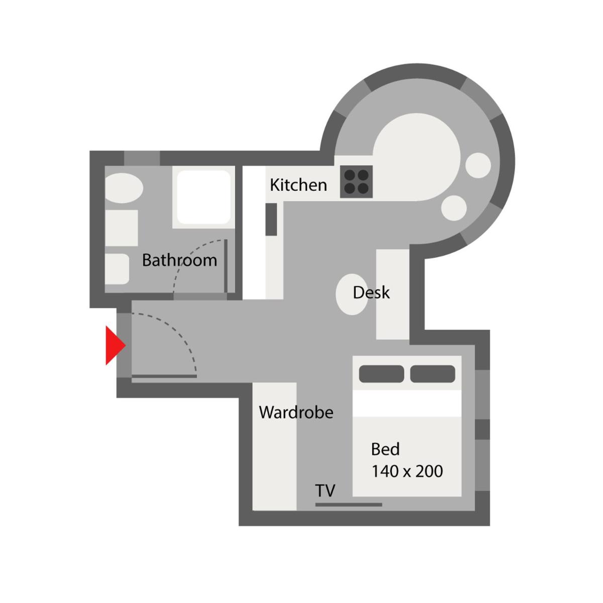 Little Castle near Airport and Messe - Housity