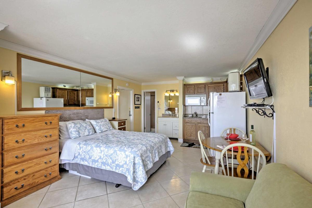 Daytona Beach Studio with Oceanfront Balcony and Pool! - Housity