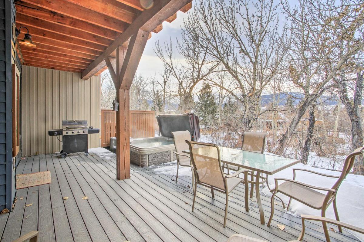 Red Lodge Townhome with Private Hot Tub and Mtn Views! - Housity