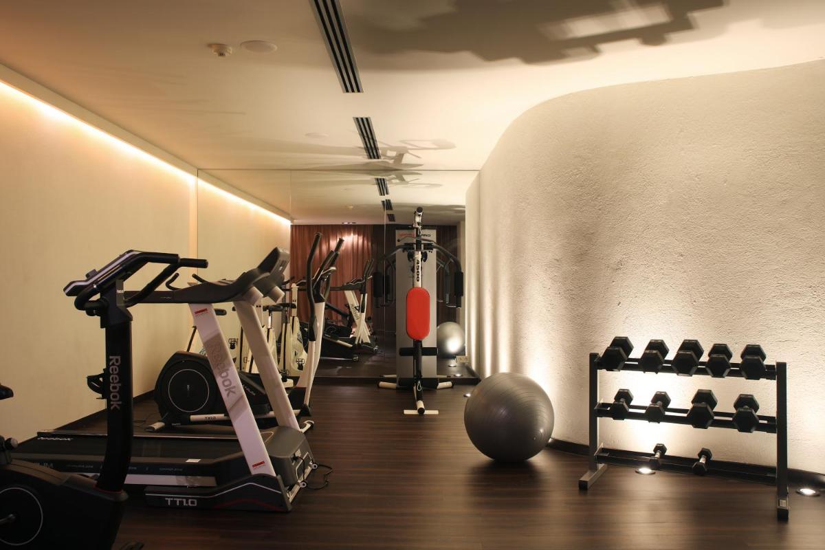 Gimnasio o instalaciones de fitness de Augusta Club & Spa - Adults Only