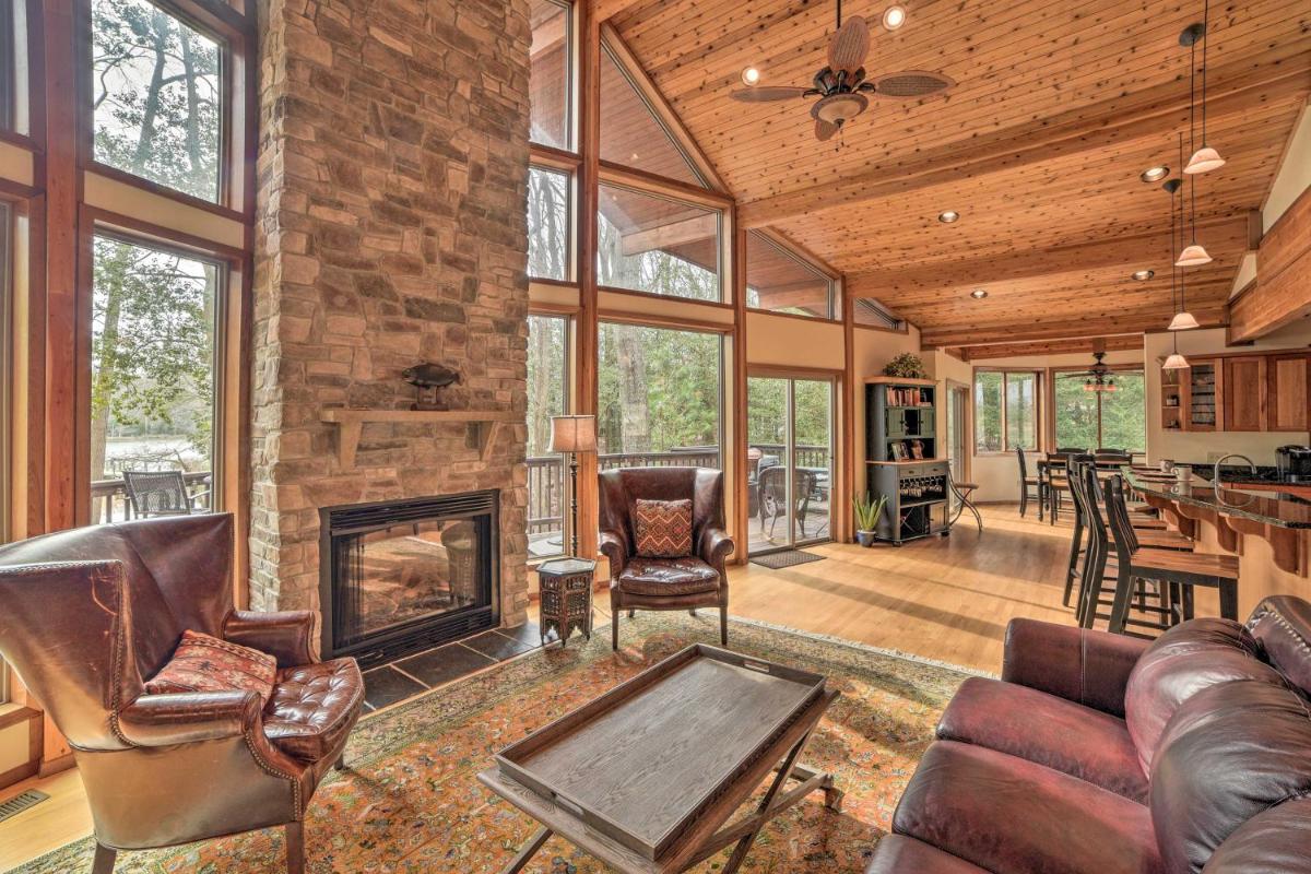 Waterfront Cottage with Fishing Dock and Fireplace! - Housity